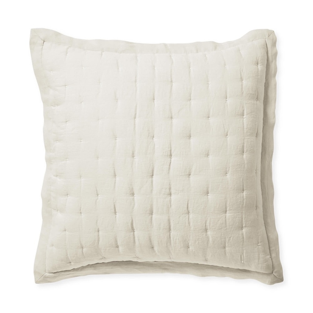 BNWT Sutter (1)Euro Shams-FLAX